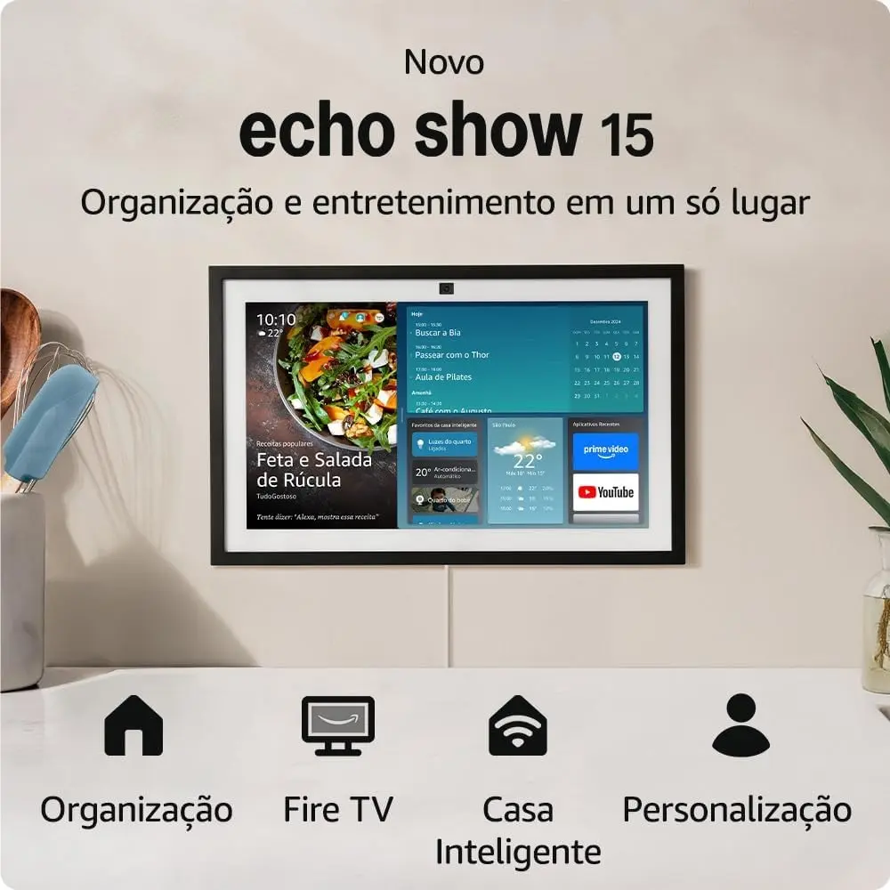 Echo Dot 5 vs Echo Show 15 vs Hub Matter: Qual Central de Comando Escolher?